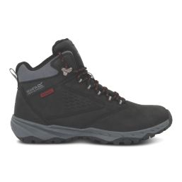 Regatta Amble Size 9  Black / Rio Red Water-Resistant  Non Safety Work Boots