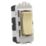 Knightsbridge  20AX Grid SP Centre Off Control Switch Brushed Brass