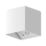 Calex Falerna Outdoor Rechargeable LED Up & Down Wall Lights With PIR & Photocell Sensor White 70lm 2 Pack
