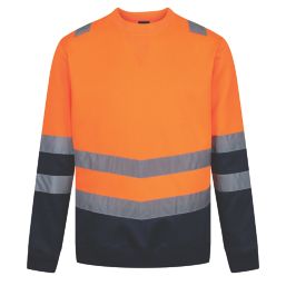 Regatta Pro Hi-Vis Sweatshirt Orange Large 48" Chest