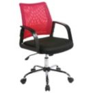 Nautilus Designs Calypso Medium Back Task/Operator Chair Raspberry
