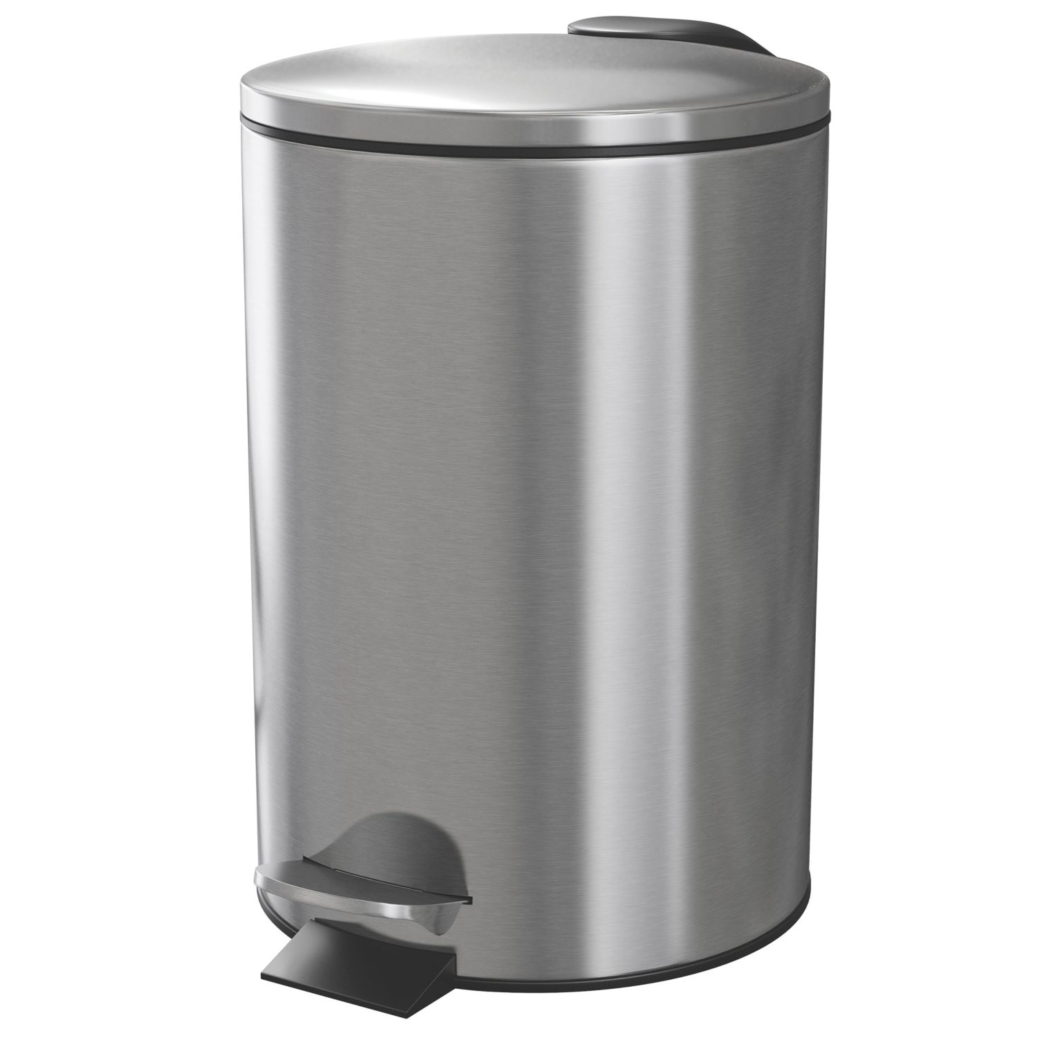 Koros Pedal Bin Brushed Stainless Steel 3Ltr (145RE)