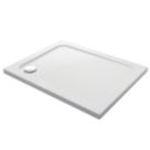 Mira Flight Low Corner Waste Rectangular Shower Tray White 1200mm x 760mm x 40mm