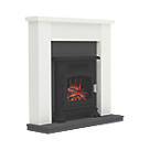 Be Modern Ravensdale Electric Fireplace White 1070mm x 300mm x 1045mm