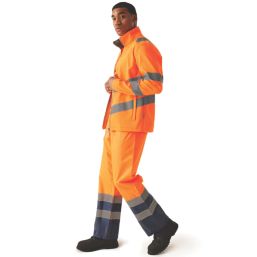 Regatta Ablaze 2 Layer Softshell Hi- Vis Jacket Orange 4X Large 53" Chest