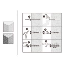 Easyfix  TX Long Expansion Frame Fixings 10mm x 160mm 12 Pack