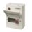 Wylex  7-Module 5-Way Part-Populated  Main Switch Consumer Unit