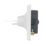Hager Sollysta WMCS50N 50A 2-Way Ceiling Switch White with LED