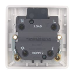 Hager Sollysta WMCS50N 50A 2-Way Ceiling Switch White with LED