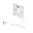 Hager Sollysta WMCS50N 50A 2-Way Ceiling Switch White with LED