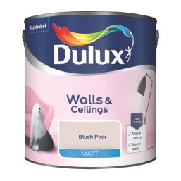 Dulux  2.5Ltr Blush Pink Matt Emulsion  Paint