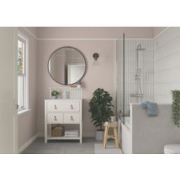 Dulux Matt Blush Pink Emulsion Paint 2.5Ltr - Screwfix