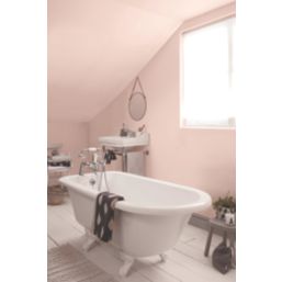 Dulux Matt Blush Pink Emulsion Paint 2.5Ltr - Screwfix