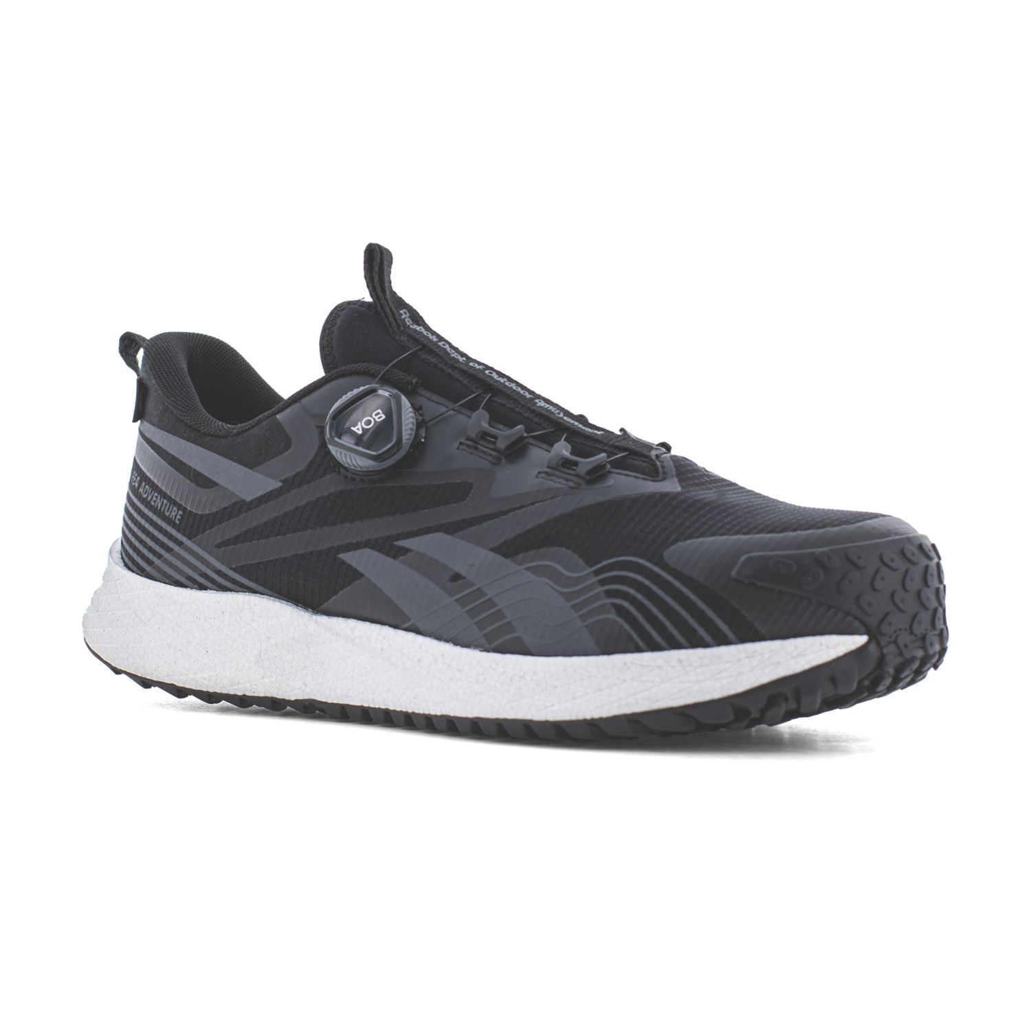 Reebok FE4 Adventure BOA Size 10 Black / Grey Safety Trainers (146CU)