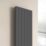 Reina Flat Single 1800mm x 218mm 1520BTU Anthracite Vertical Designer Radiator