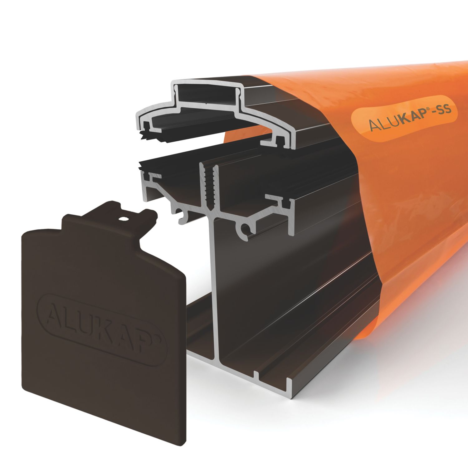 ALUKAP-SS Brown Self-Support Bar 3000mm x 60mm (146FH)