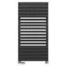 Terma 870mm x 450mm 1810BTU Black Flat Designer Towel Radiator