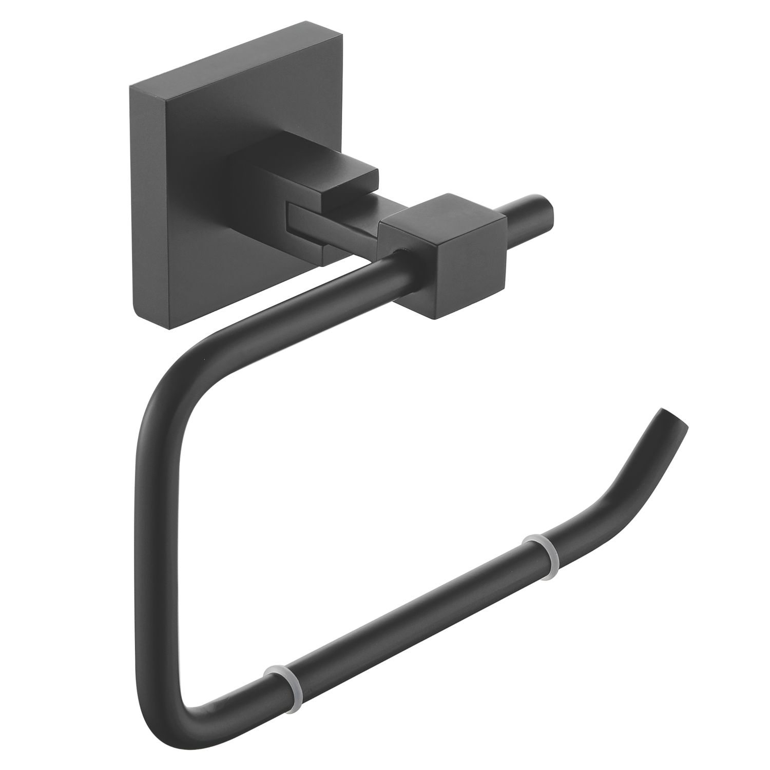 Bristan Square Toilet Roll Holder Black (146JE)