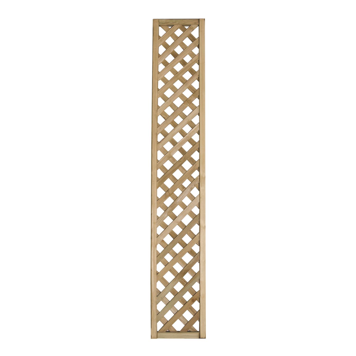 Forest Rosemore Lattice Softwood Rectangular Garden Trellis 1' x 6' 10 Pack (146KP)