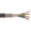 Time EV-Ultra Black  3-Core 6mm² & 2-Core Screened  Armoured EV Charging Cable 1m Coil