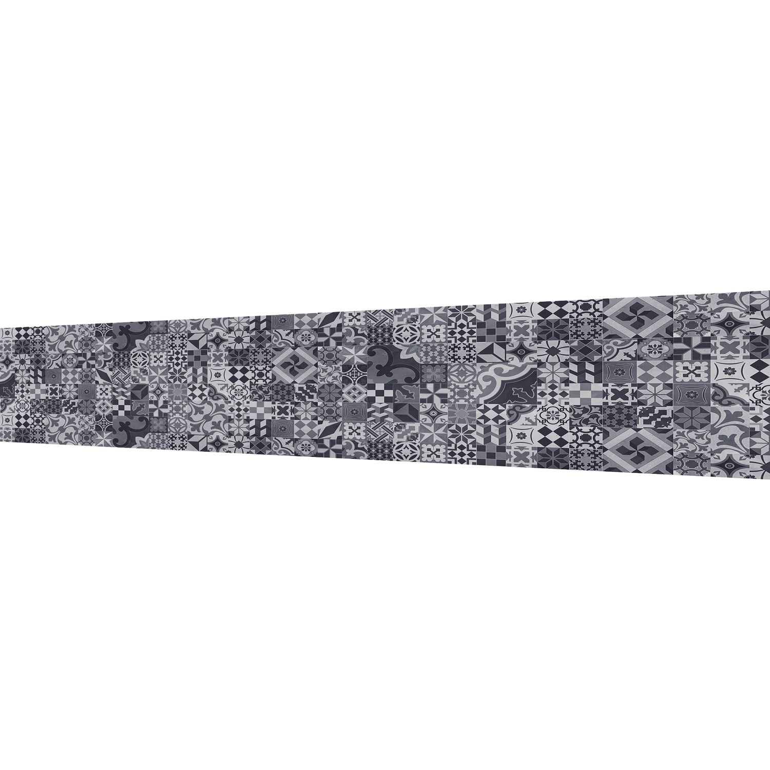 Splashwall Grey/White/Black Alloy Splashback 2440mm x 600mm x 4mm (146RJ)