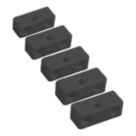 Essentials Assembly Joints Black 30.5mm x 11.5mm x 11.5mm 10 Pack