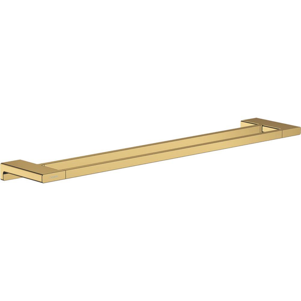 Hansgrohe AddStoris Double Bath Towel Rail Polished Gold Optic 648mm x ...