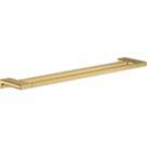Hansgrohe AddStoris Double Bath Towel Rail Polished Gold Optic 648mm x 124mm x 32mm