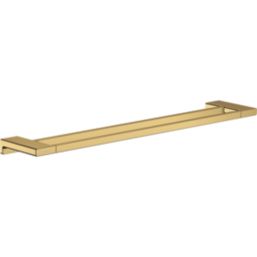 Hansgrohe AddStoris Double Bath Towel Rail Polished Gold Optic 648mm x 124mm x 32mm