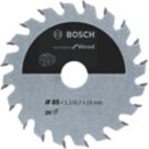 Bosch 2608837666 Wood Circular Saw Blade 85mm x 15mm 20T