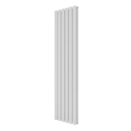Azur Ilios Duplex 1800mm x 448mm 4635BTU White Vertical Designer Radiator