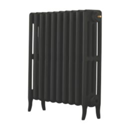 Arroll 660mm x 634mm 2661BTU Black Cast Iron 4 Column Radiator