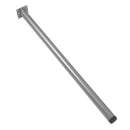 Rothley Round Furniture Leg Silver 700mm