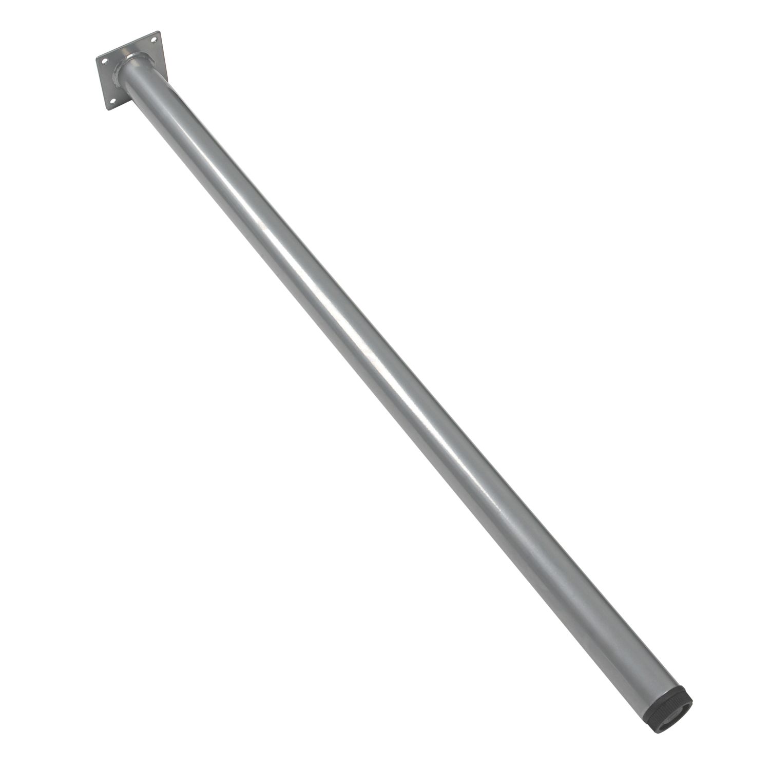 Rothley Round Furniture Leg Silver 700mm (14739)
