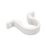 FloPlast Push-Fit Pipe Clips White 32mm 10 Pack