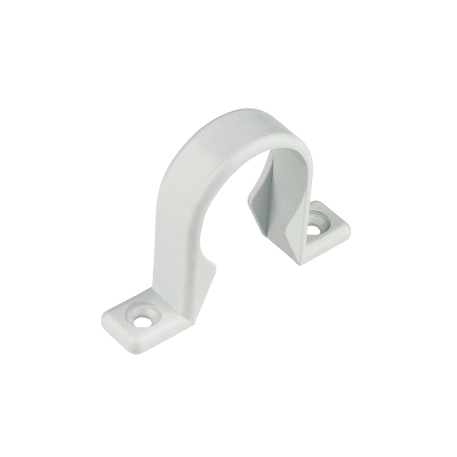 FloPlast Push-Fit Pipe Clips White 32mm 10 Pack (14741)