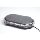 Ring Clear Magnetic Amber Light Bar 39W 80mm