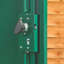 Asgard Gladiator Plus 7' 6" x 11' (Nominal) Apex Metal Shed Green