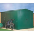 Asgard Gladiator Plus 7' 6" x 11' (Nominal) Apex Metal Shed Green