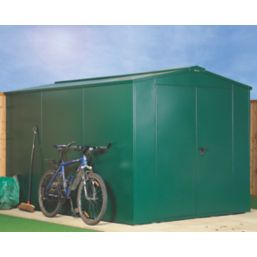 Asgard Gladiator Plus 7' 6" x 11' (Nominal) Apex Metal Shed Green