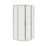 Fit Quick Framed Quadrant Shower Enclosure  Chrome 900mm x 900mm x 1850mm