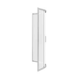Fit Quick Framed Quadrant Shower Enclosure  Chrome 900mm x 900mm x 1850mm