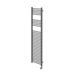 Flomasta 1600mm x 400mm 1364BTU Anthracite Flat Electric Towel Radiator