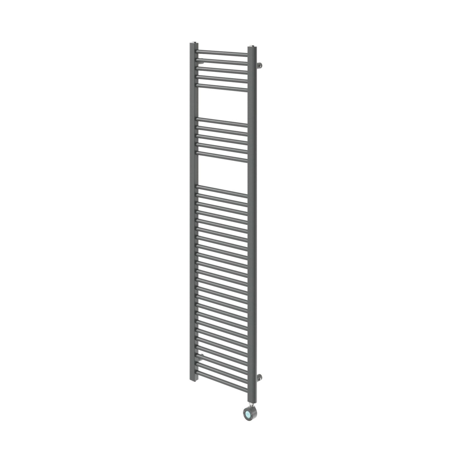 Flomasta 1600mm x 400mm 1364BTU Anthracite Flat Electric Towel Radiator (147CL)