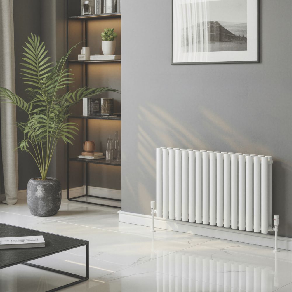 Reina Elips Double 600mm x 960mm 3831BTU White Horizontal Designer