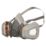 3M 6003KIT-1 One Size Half Face Respirator Kit with Replaceable Filters A2-P3 7 Piece Set
