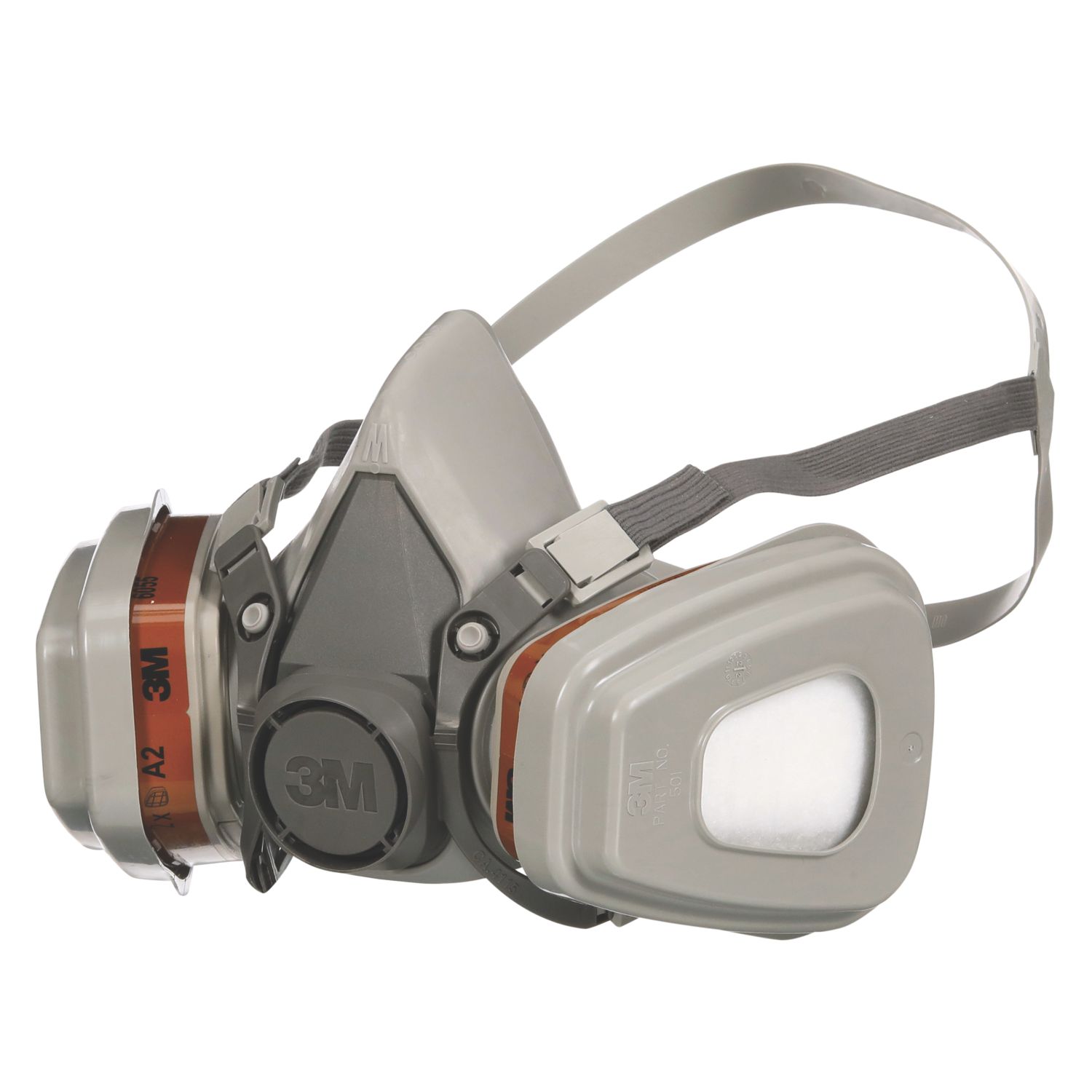 3M 6003KIT-1 One Size Half Face Respirator Kit with Replaceable Filters A2-P3 7 Piece Set (147EJ)