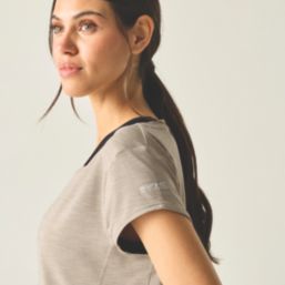Regatta Hyperdimension II Short Sleeve Womens T-Shirt Parchment Size 20