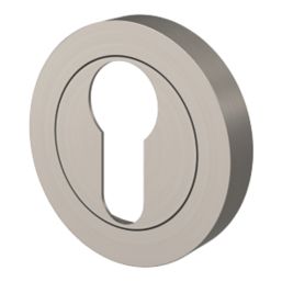Smith & Locke Lormel Euro Escutcheon (Pair) Satin Nickel 50mm