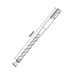 Erbauer  SDS Plus Shank Masonry Drill Bit 8mm x 160mm